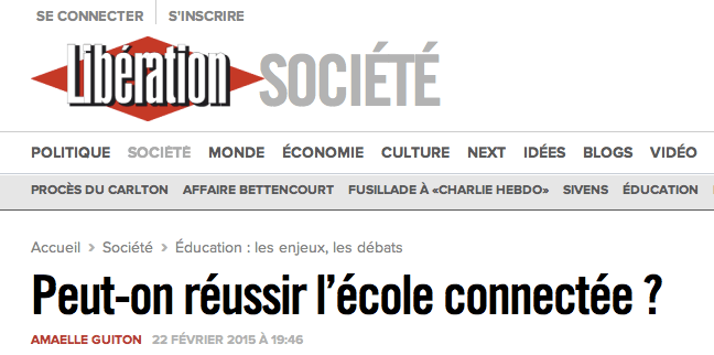 Réussir l'école connectée